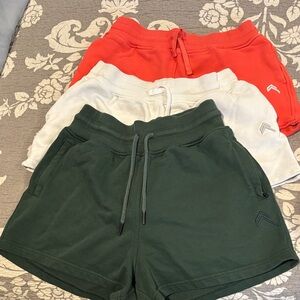 Oner Active Women's Athletic Shorts - Green, White, Orange